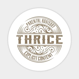 thrice vintage ornament Magnet